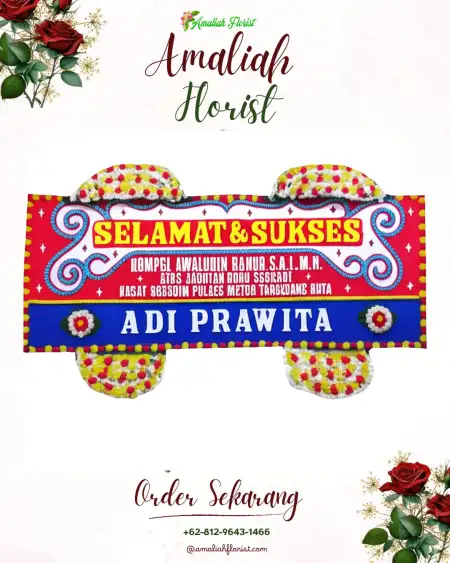 Papan Bunga Ucapan Selamat Sudimoro